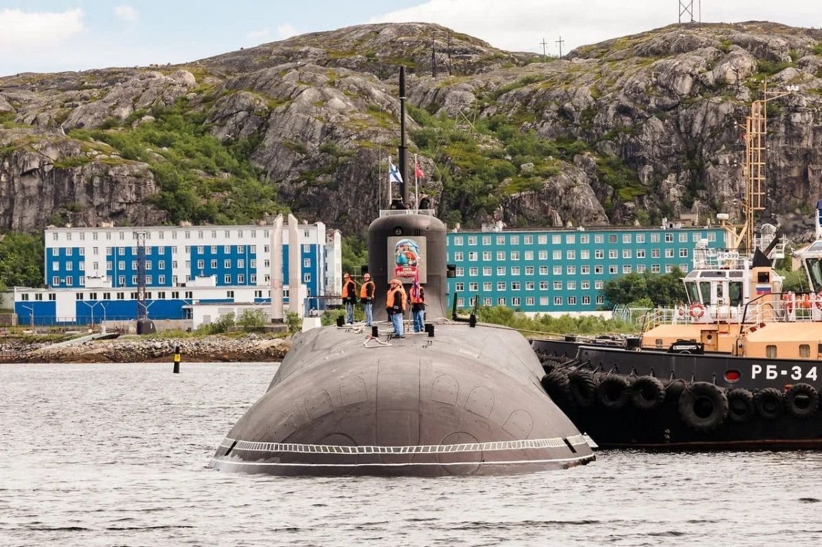 Видяево база подводных лодок Северного флота