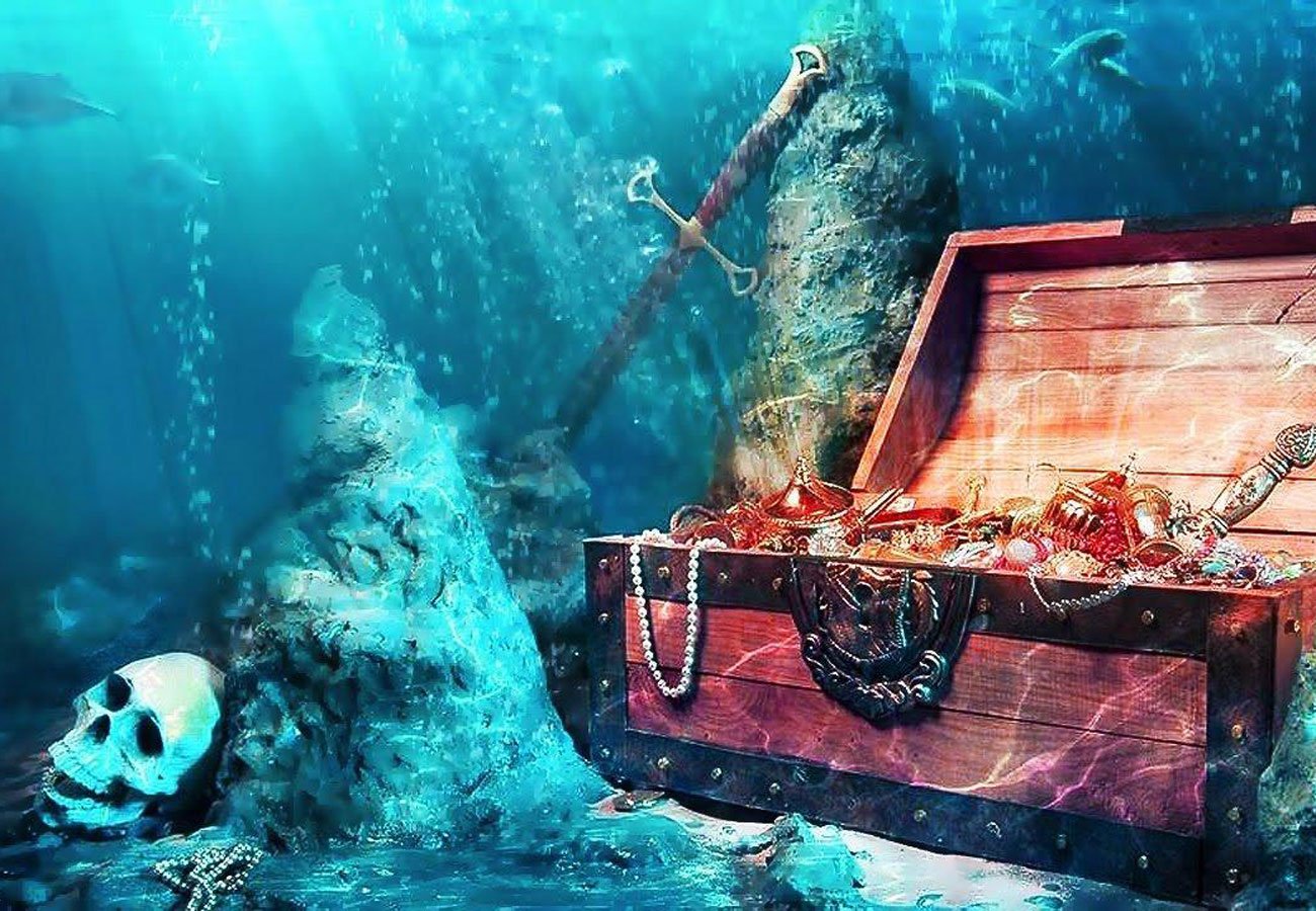 Сокровища в озерах. Затонувшие корабли. Затонувший пиратский корабль. Затонувший сундук с сокровищами. Пиратский корабль под водой.