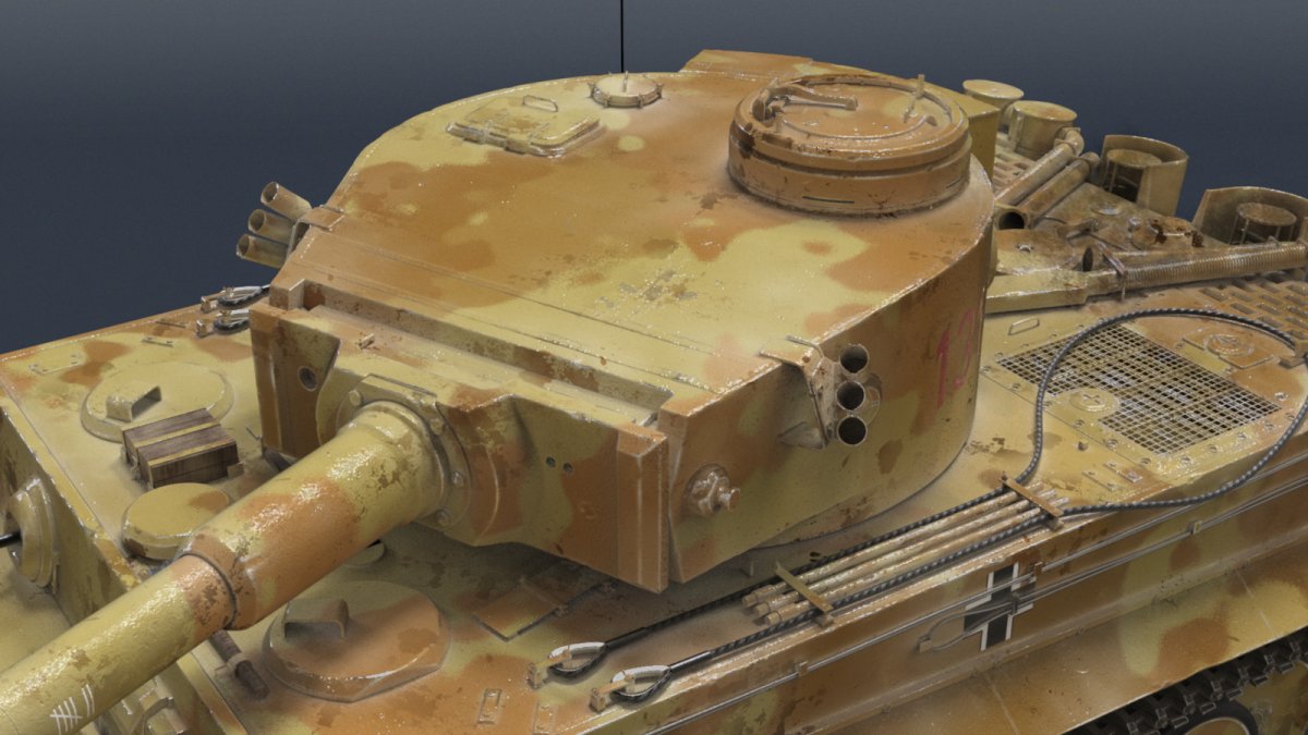 Борт танка тигр