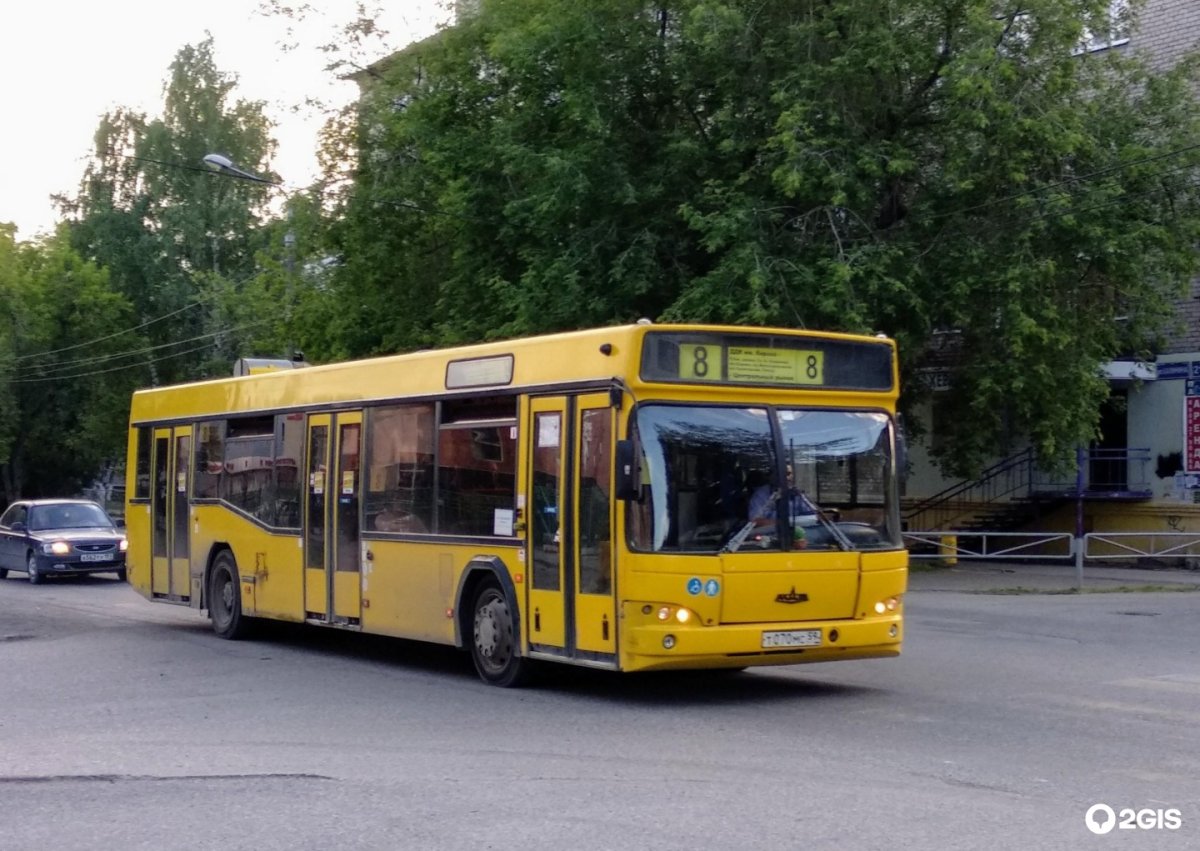 Автобус 8 пермь сегодня
