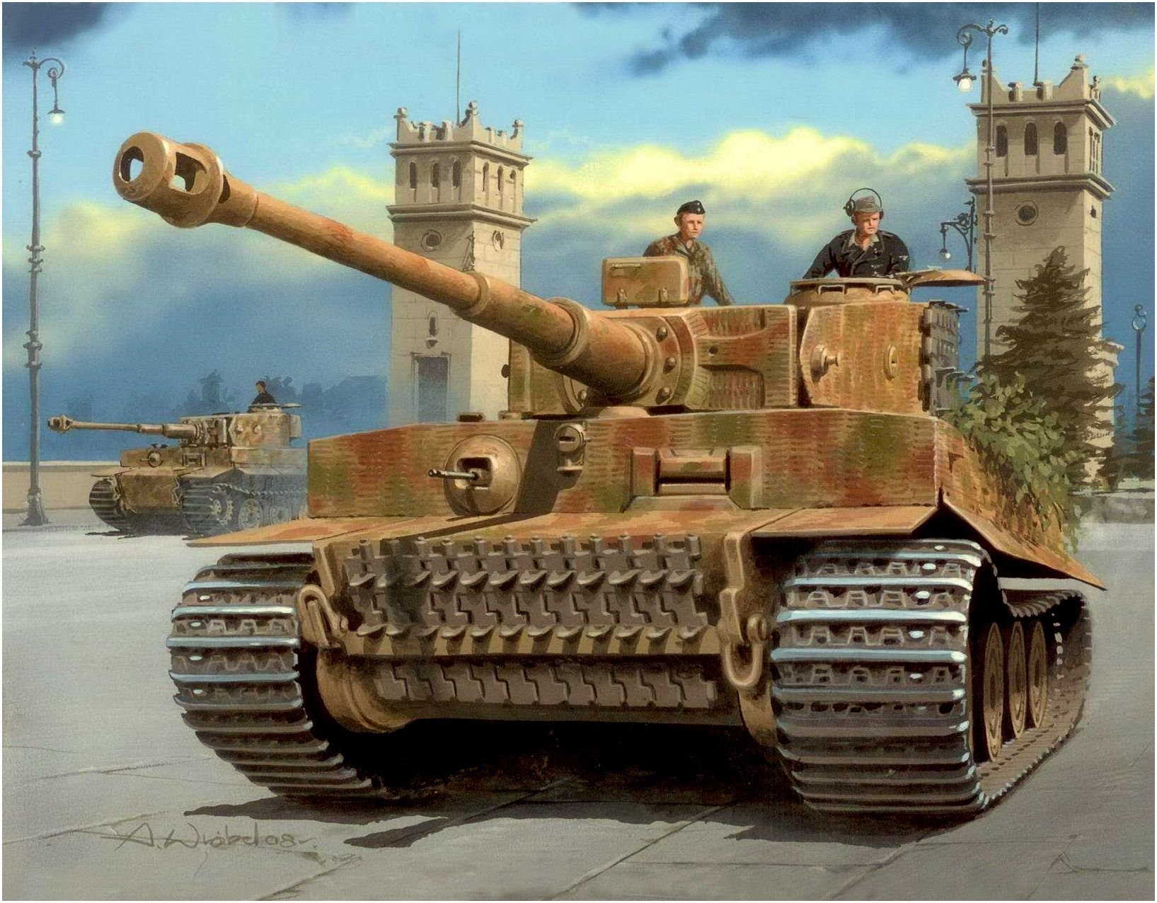 Покажи немецкие танки. Панцеркампфваген 2. Танк тигр. Танки тигр. Panzerkampfwagen 6.