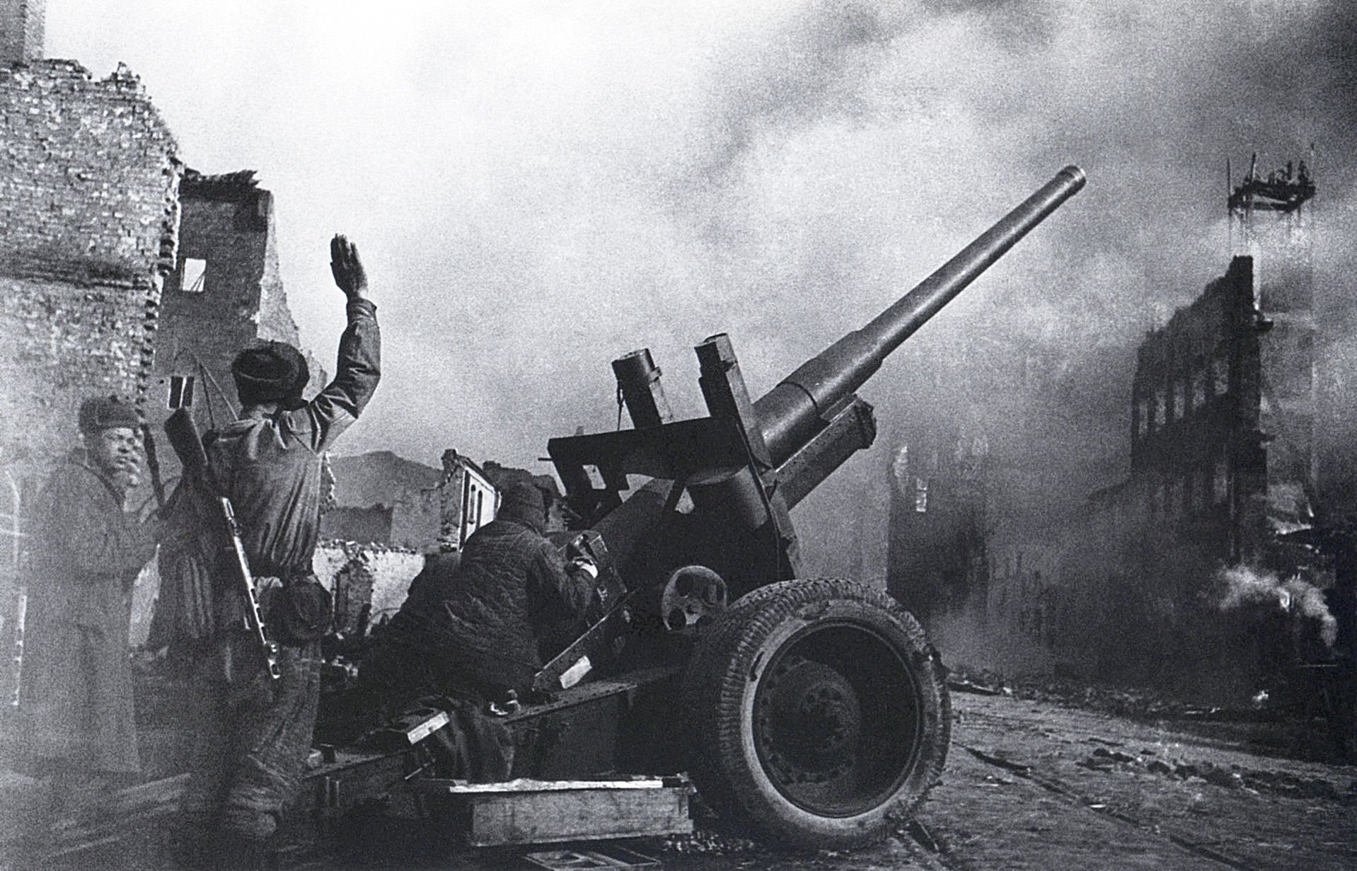 Картинки про великую отечественную войну. А19 пушка 1941.