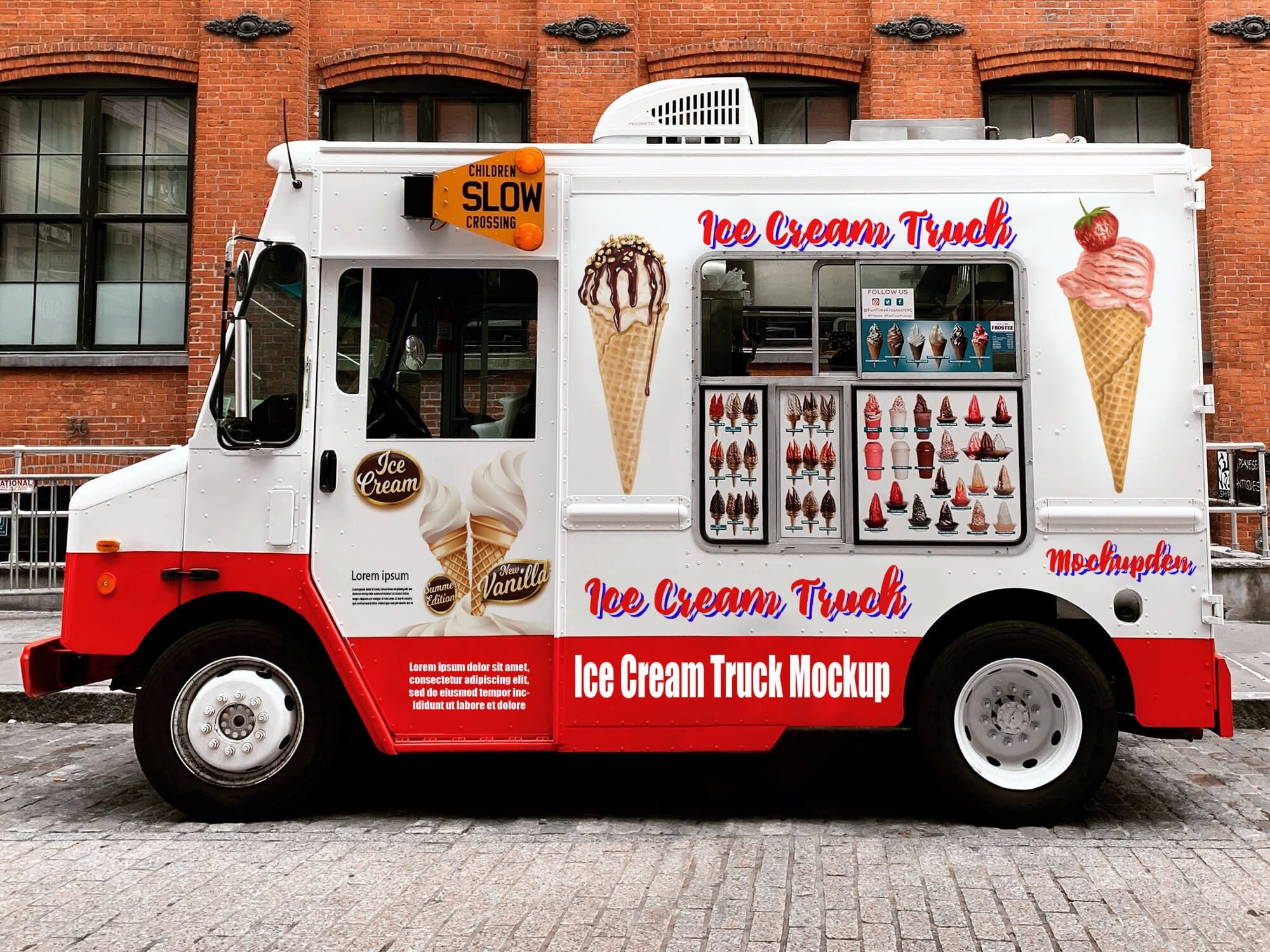 Мороженщик стали. Фургон мороженщика Ice Cream. Грузовик мороженщика айс Крим. Фуд трак мороженое. Фургон с мороженым Америка.