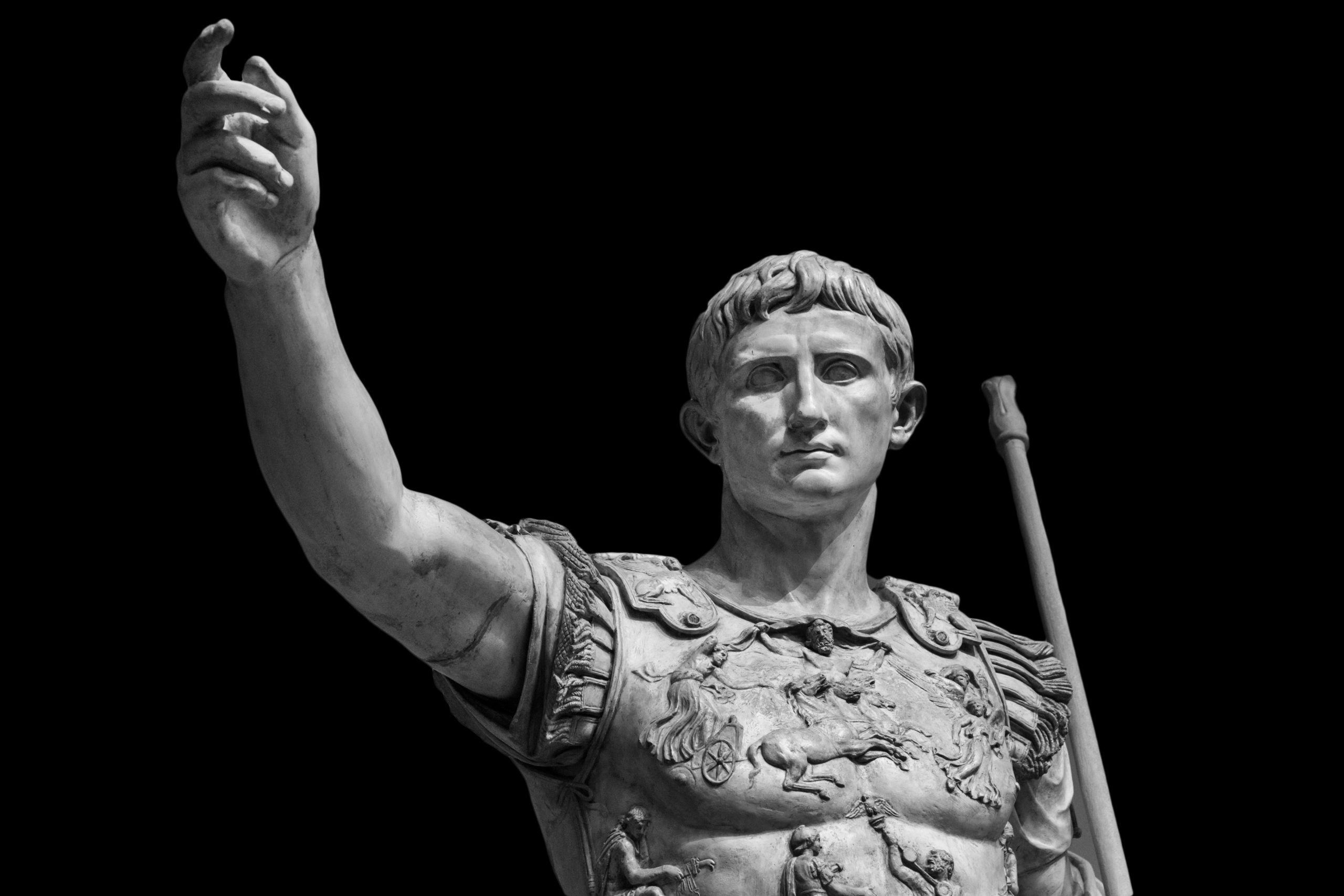 Август древний рим. Император август Октавиан статуя.