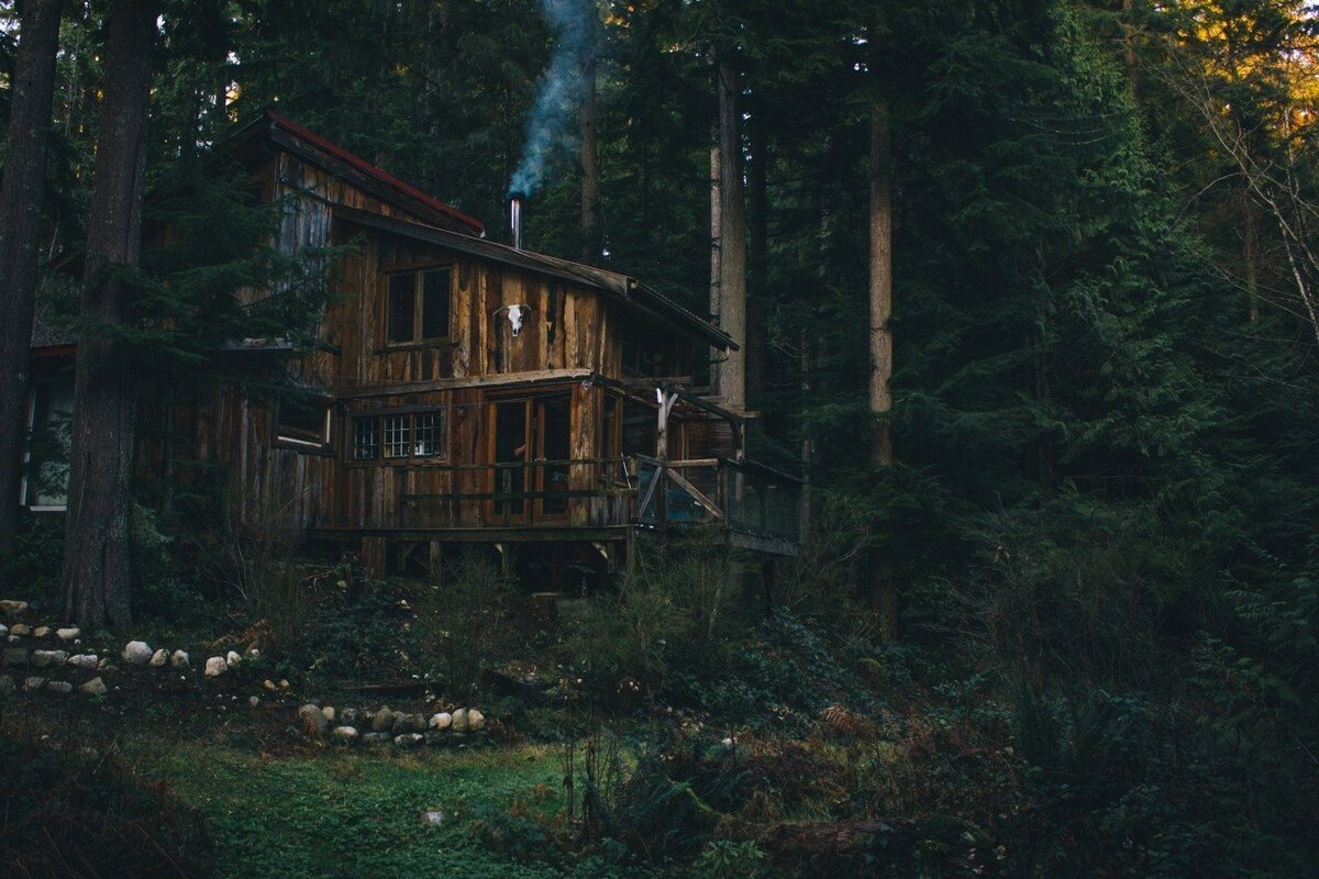 Мистический дом в лесу