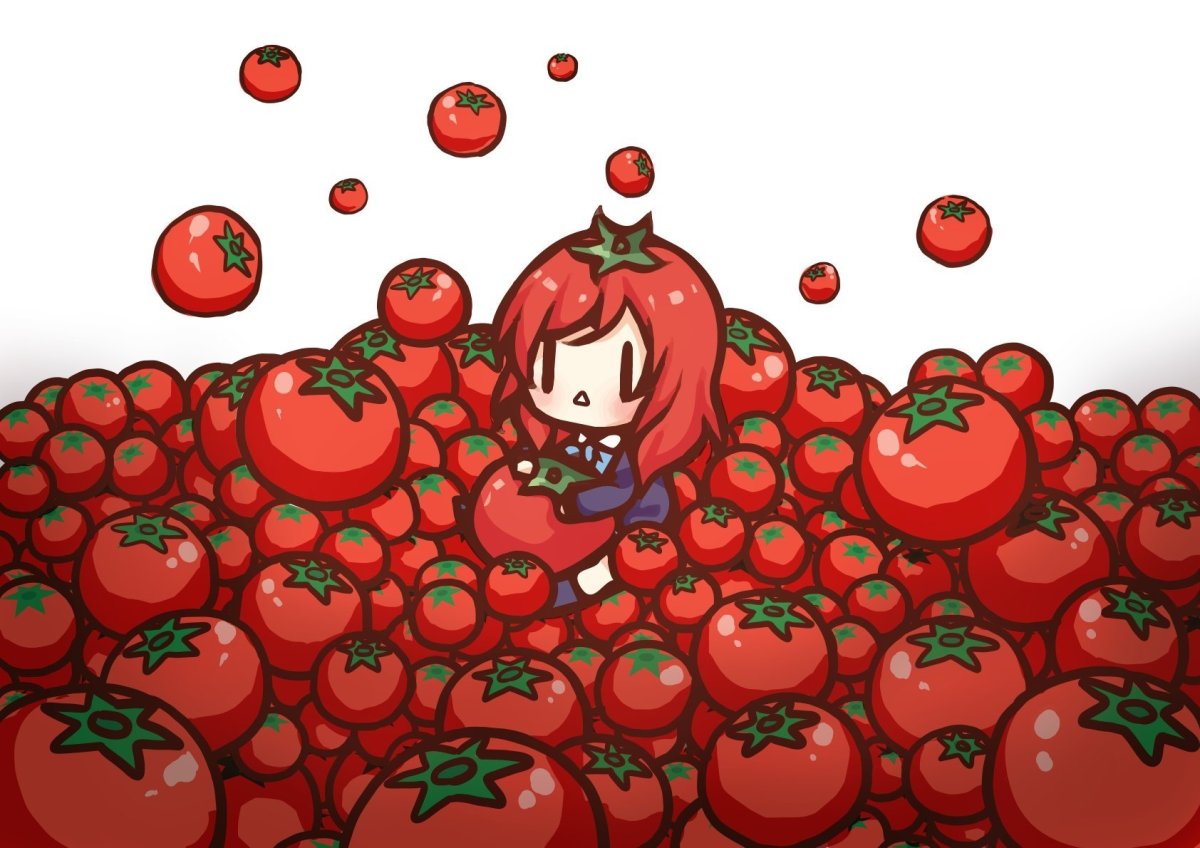Веселая помидорка