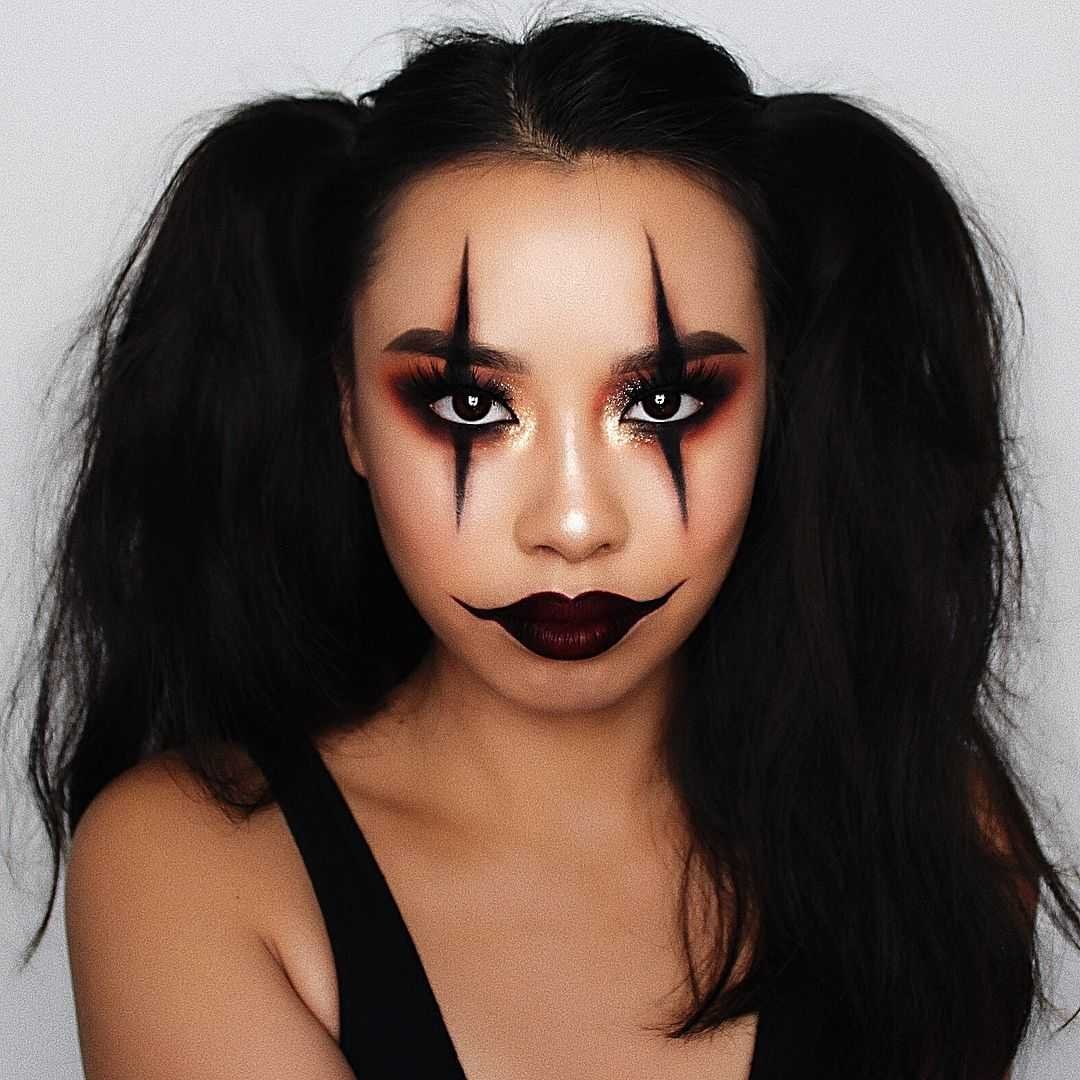 Легкий макияж на хэллоуин