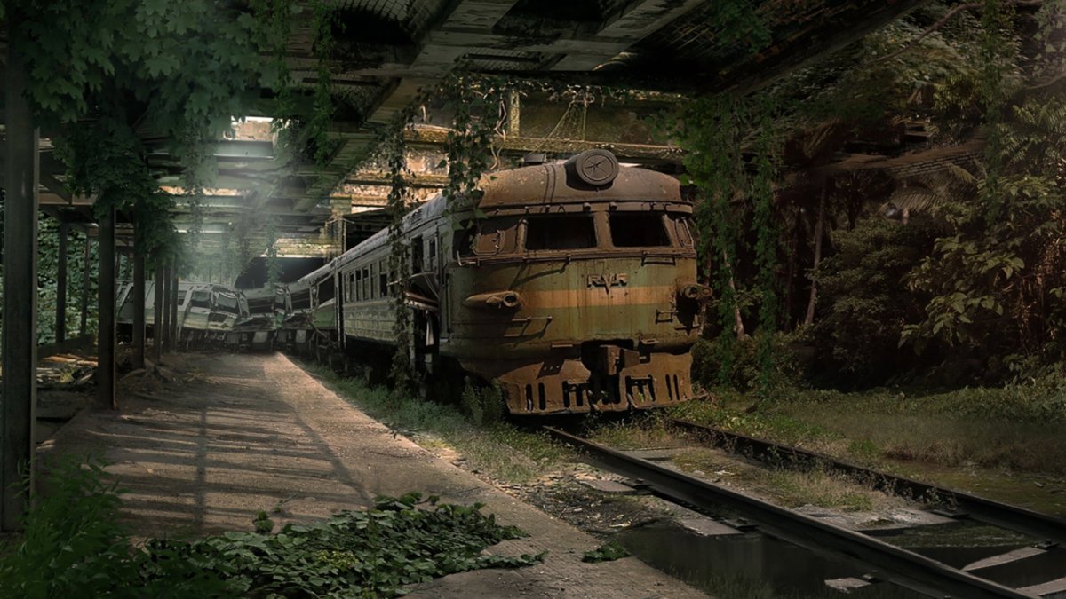 Старые заброшенные поезда
