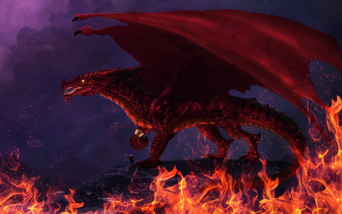 Китайский огненный шар дракон