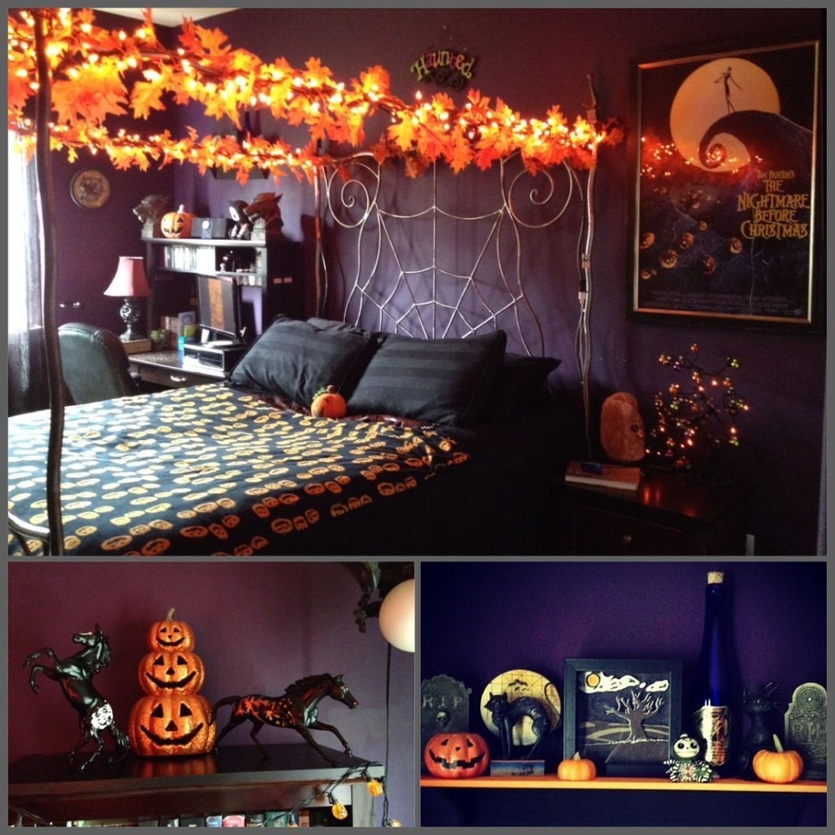 Декор комнаты на хэллоуин