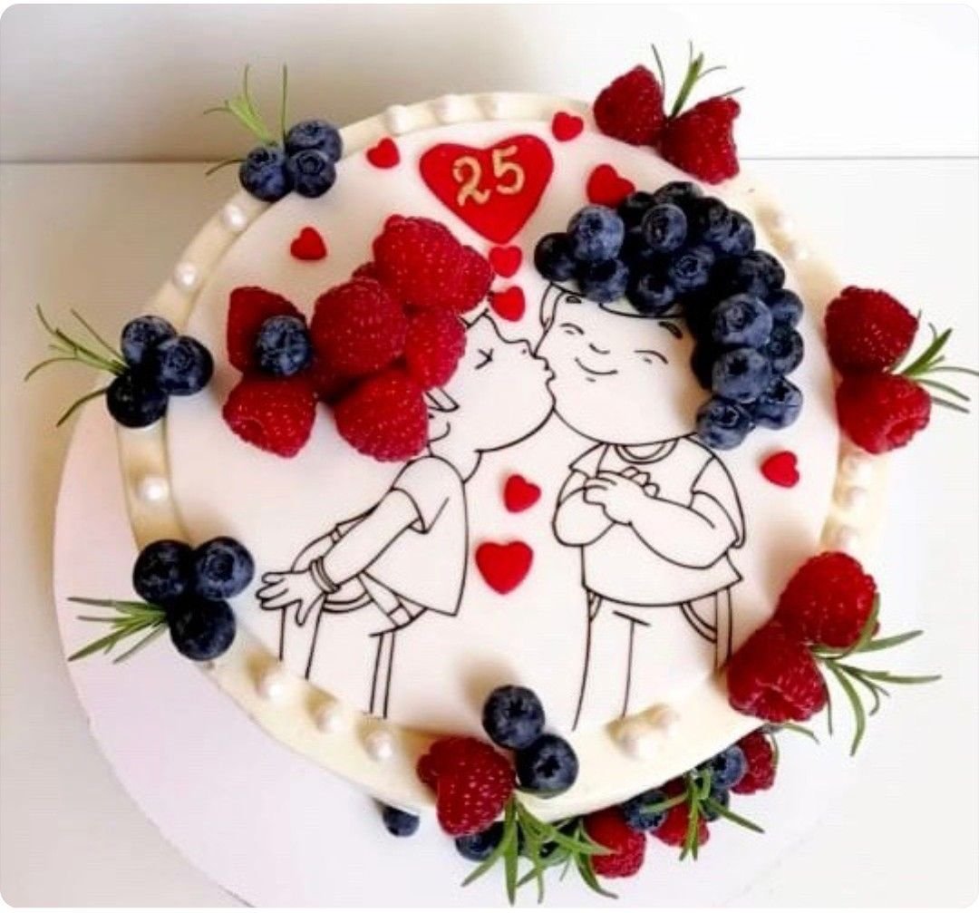 Прикольный торт на годовщину свадьбы