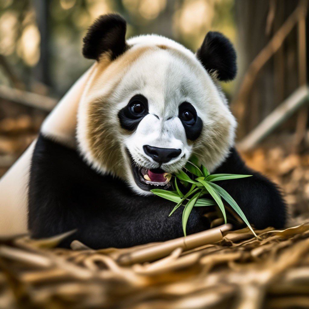 Веселая панда